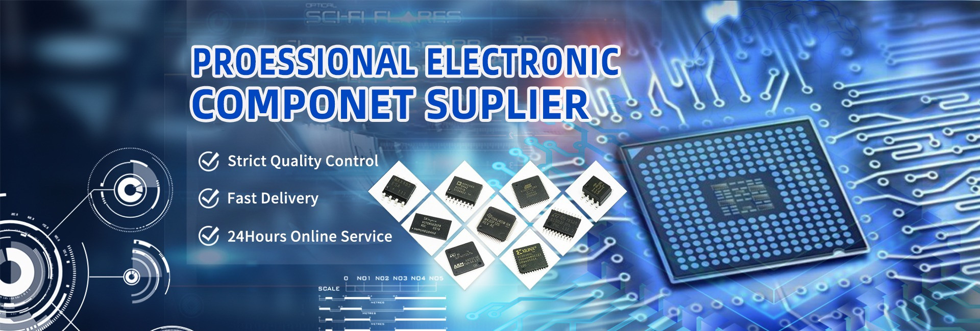 kwaliteit Elektronische Componenten ICs fabriek